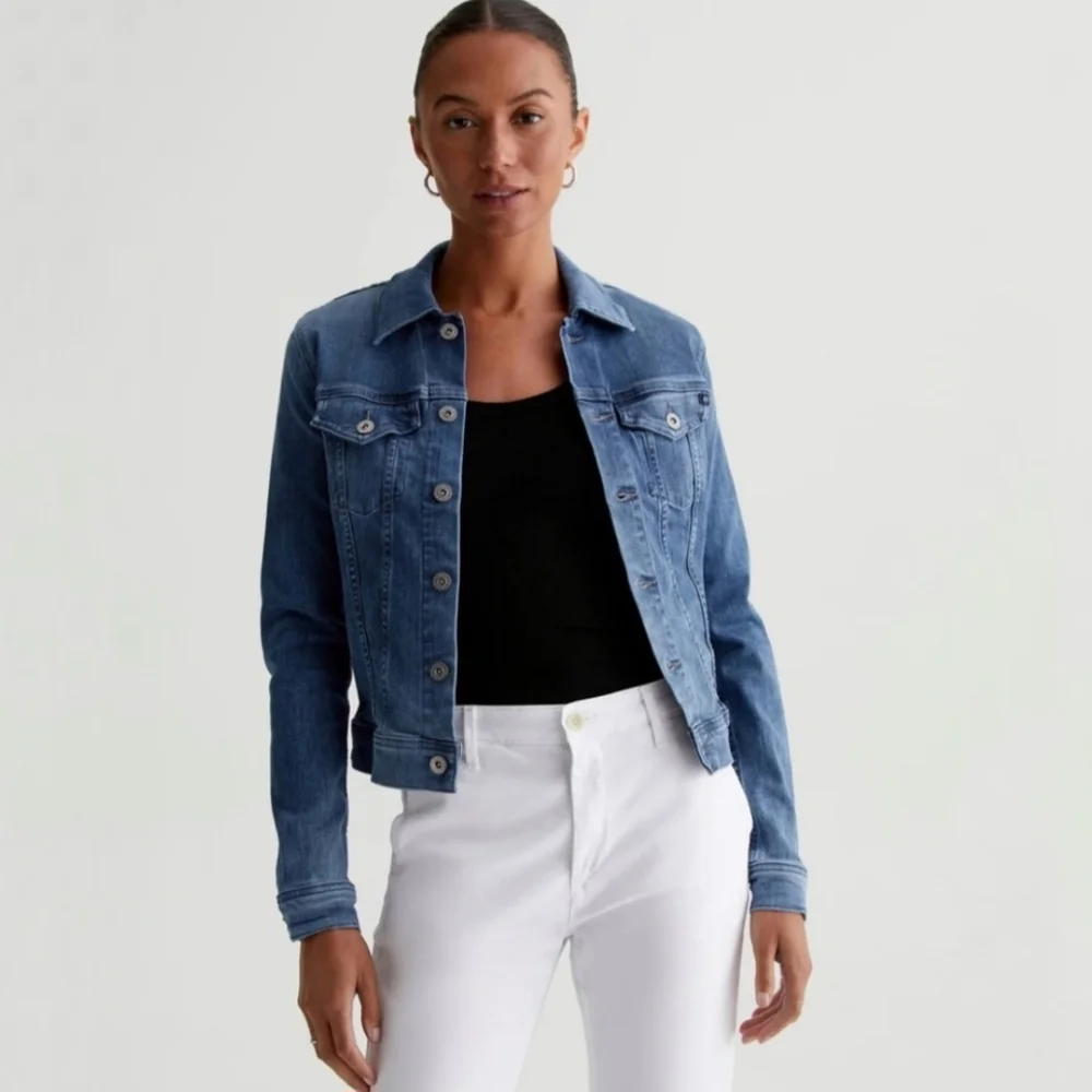 Adriano Goldschmied AG The Robyn Slim Jean Denim Jacket Small